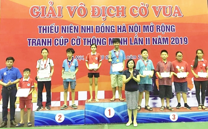Giải vô địch cờ vua thiếu niên, nhi đồng Hà Nội mở rộng 2019: Kỳ thủ Hải Dương thi đấu xuất sắc